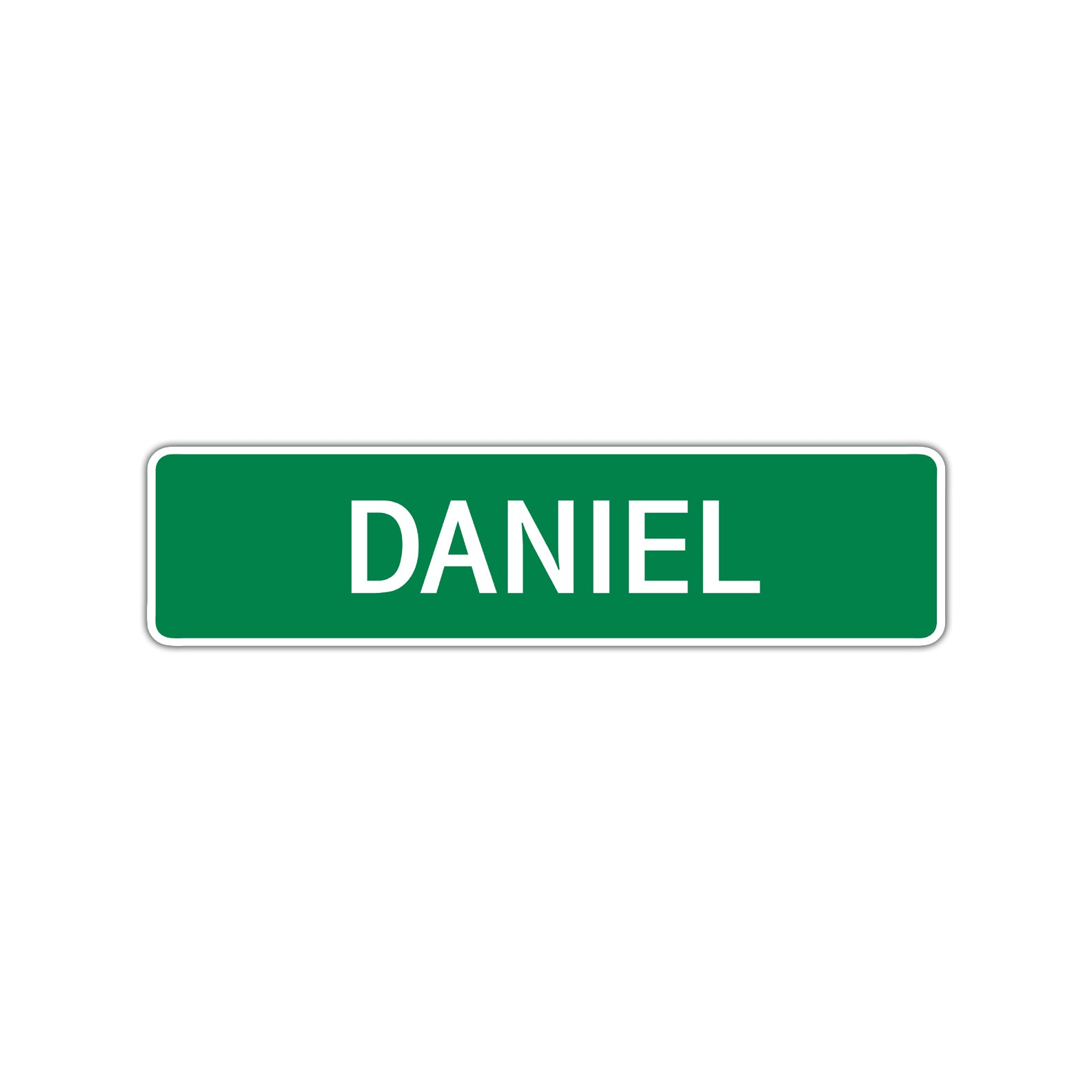 Daniel Street Sign Children Name Room Plate