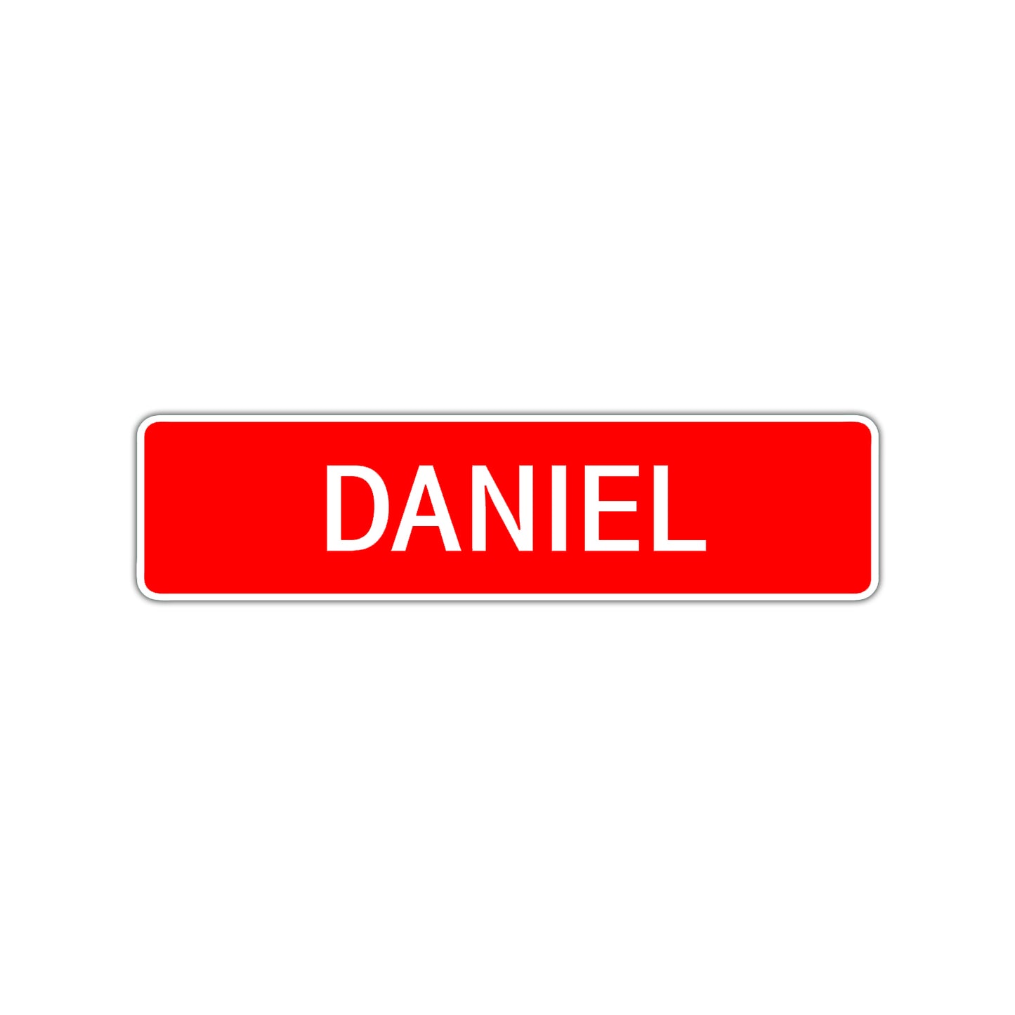 Daniel Street Sign Children Name Room Plate
