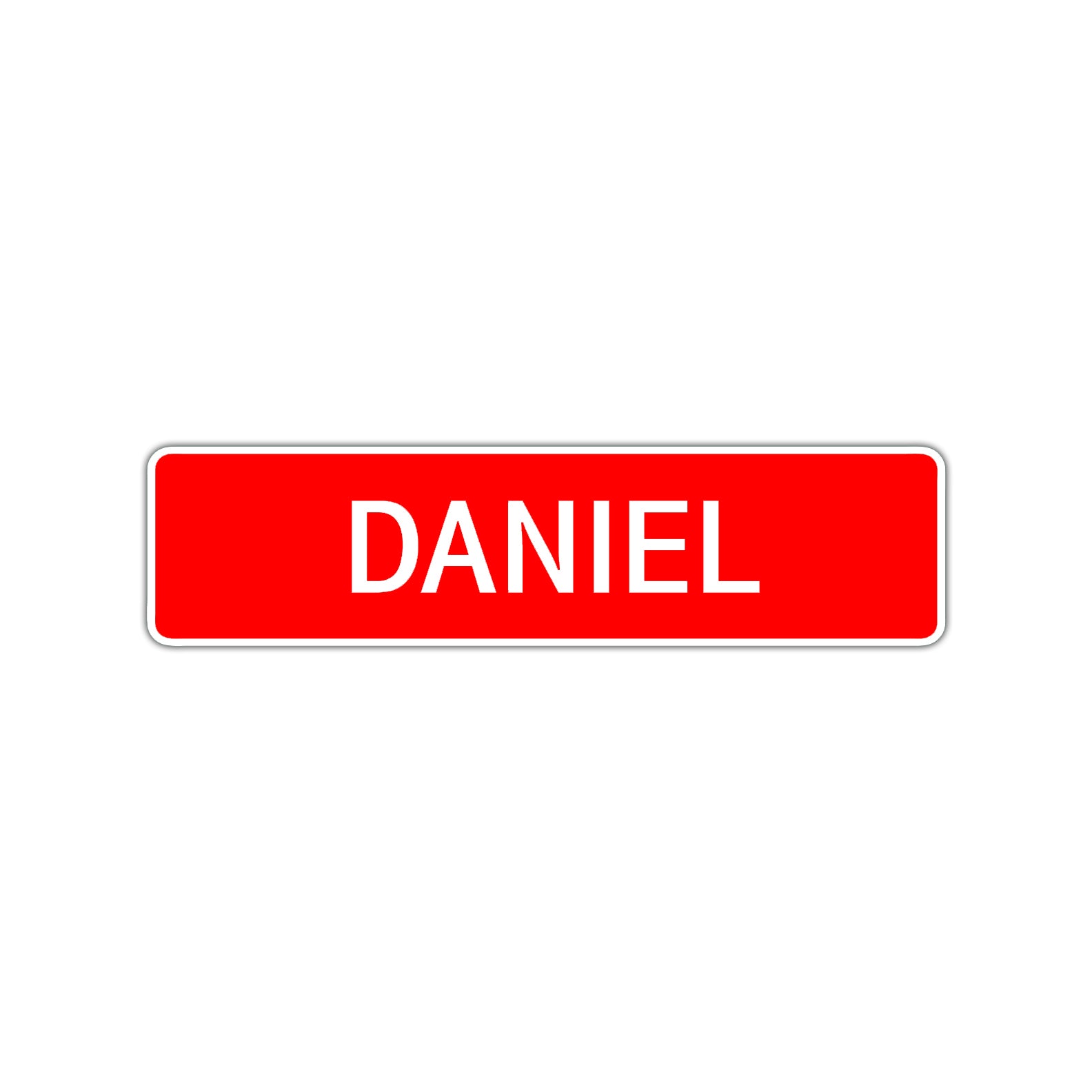 Daniel Street Sign Children Name Room Plate