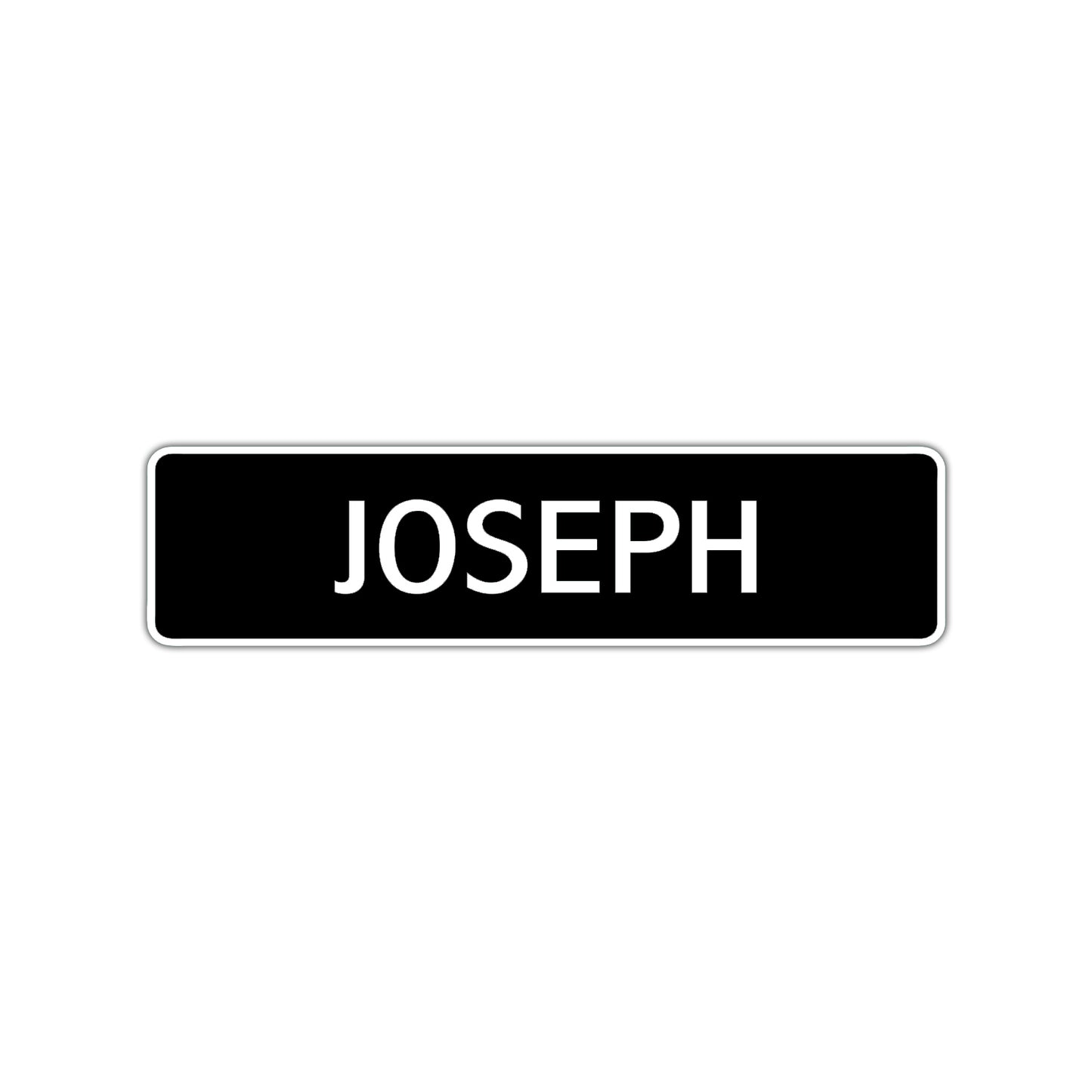 Joseph Street Sign Children Name Room Plate