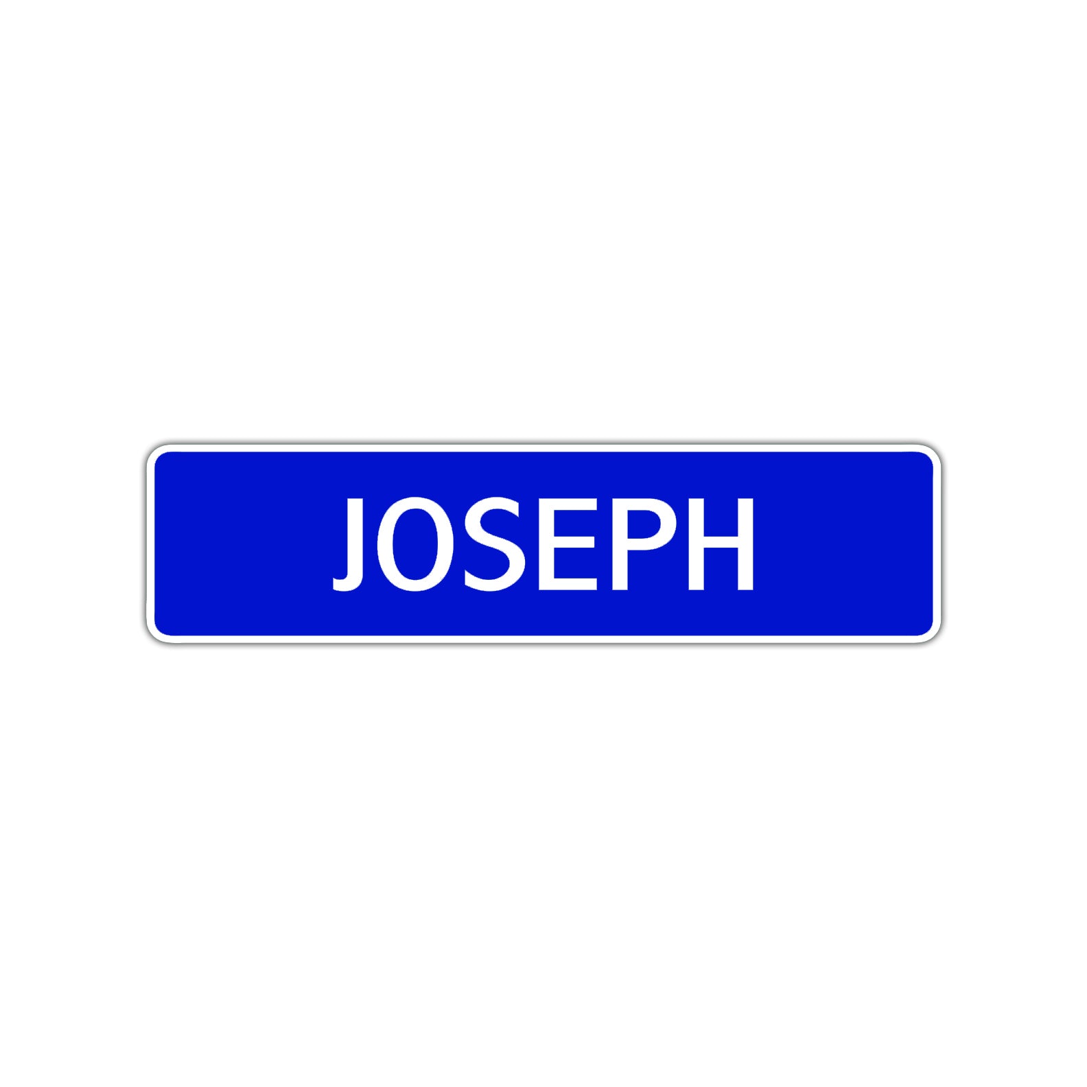 Joseph Street Sign Children Name Room Plate