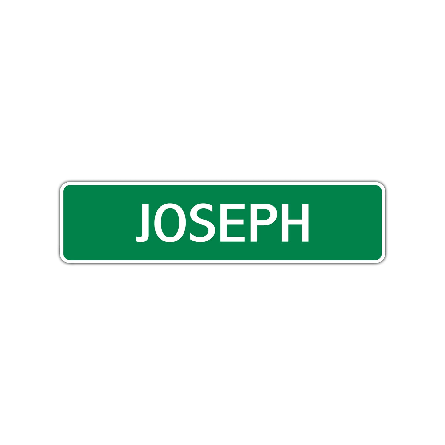 Joseph Street Sign Children Name Room Plate