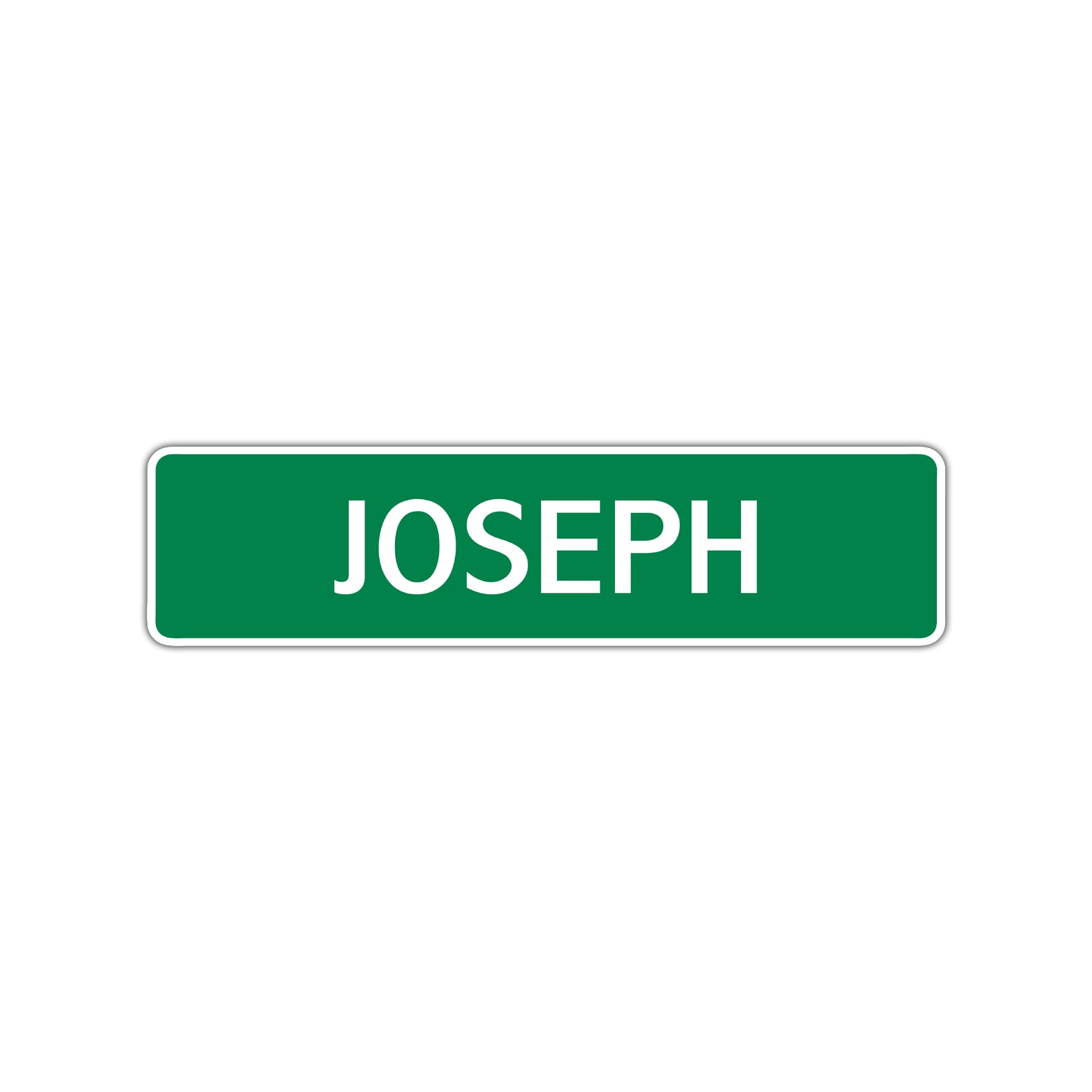 Joseph Street Sign Children Name Room Plate