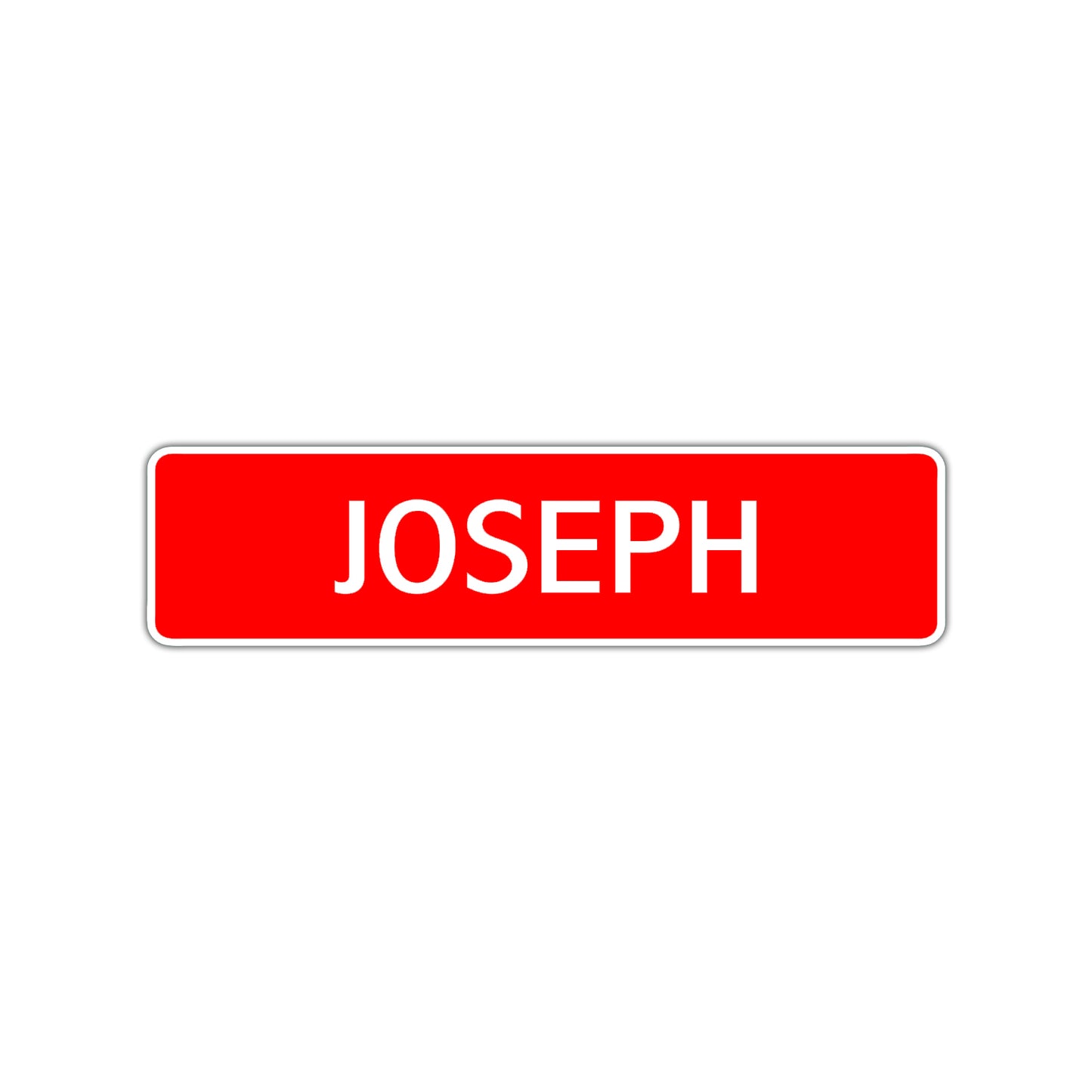 Joseph Street Sign Children Name Room Plate