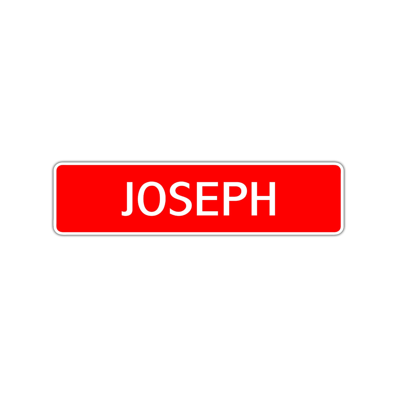 Joseph Street Sign Children Name Room Plate