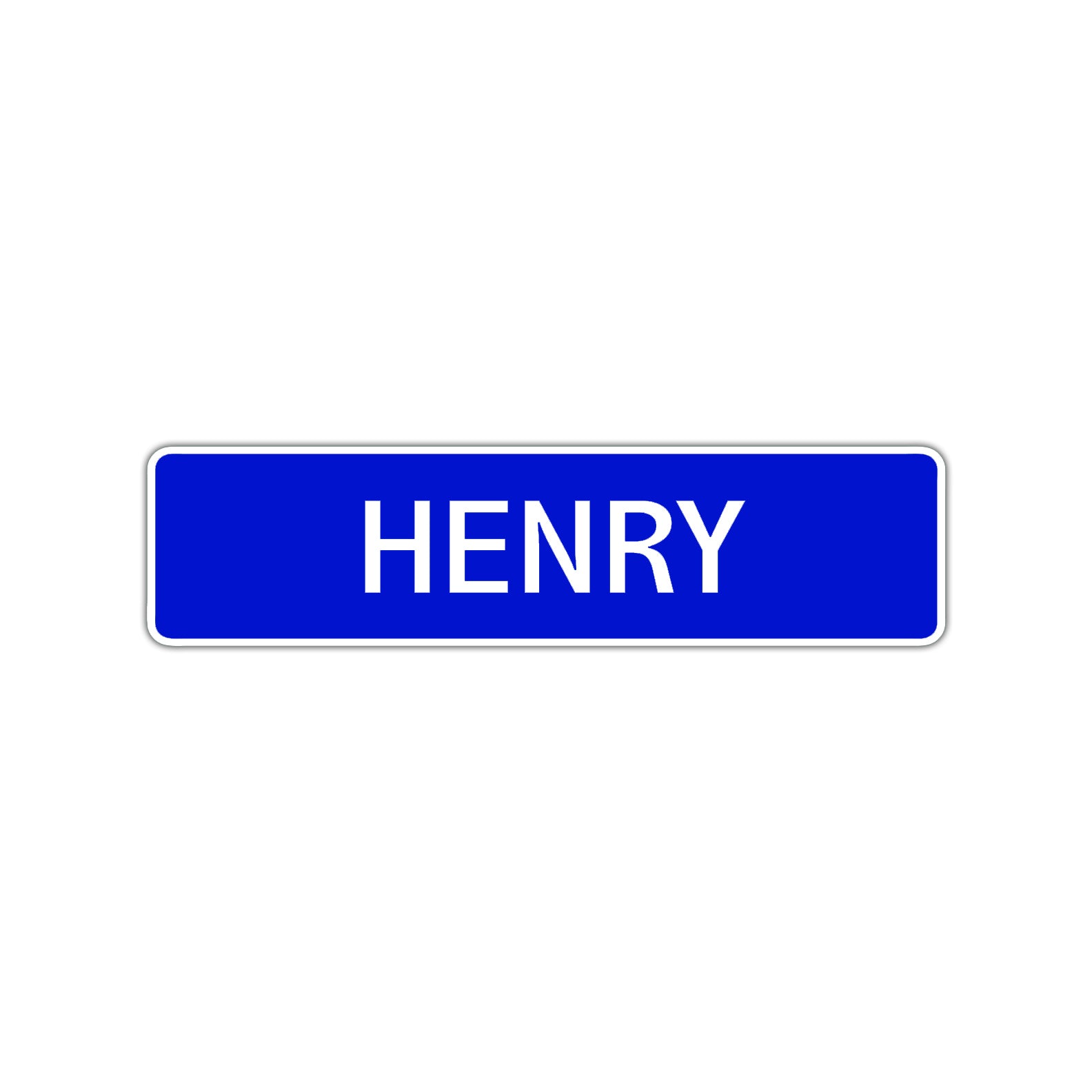 Henry Street Sign Children Name Room Plate