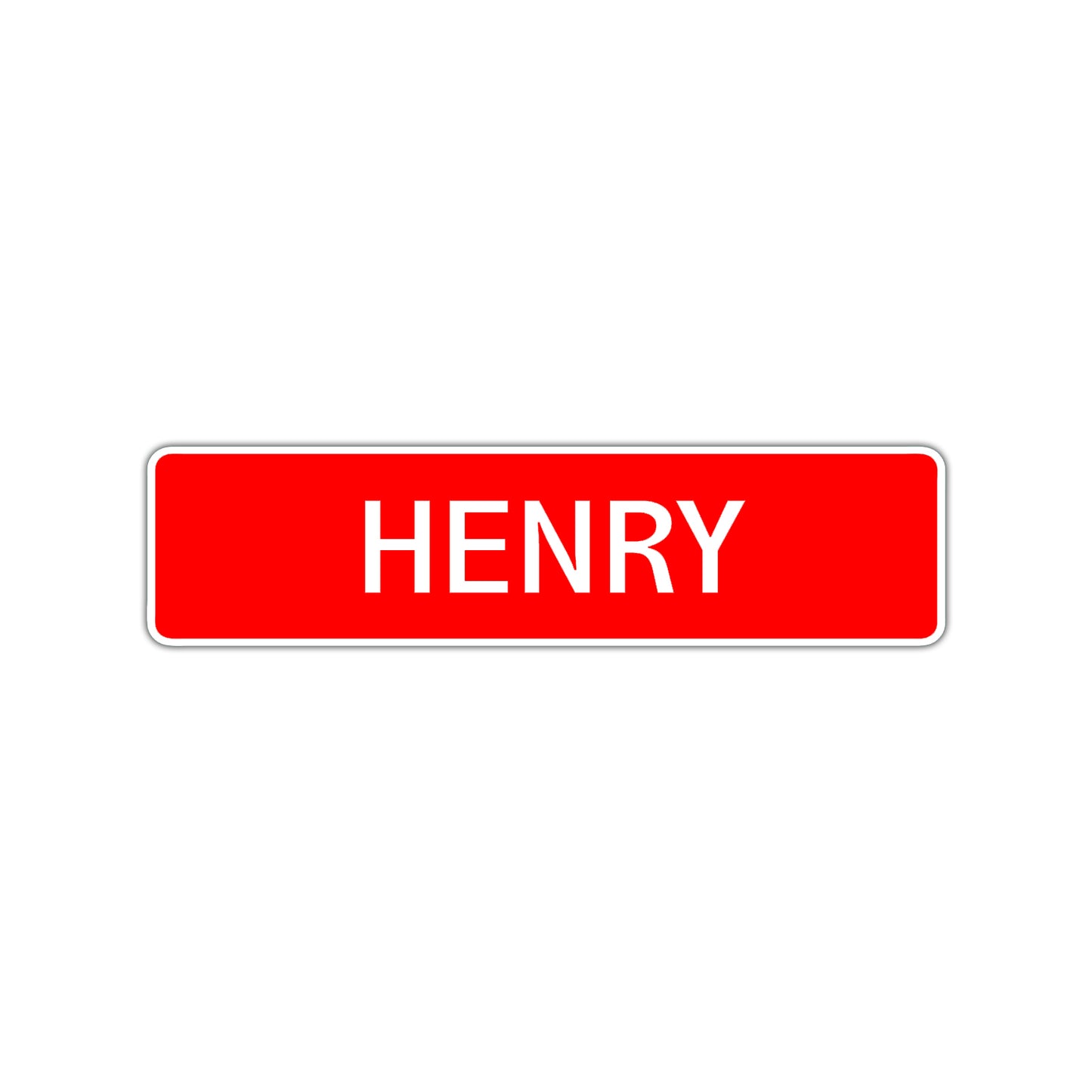 Henry Street Sign Children Name Room Plate