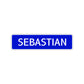 Sebastian Street Sign Children Name Room Plate
