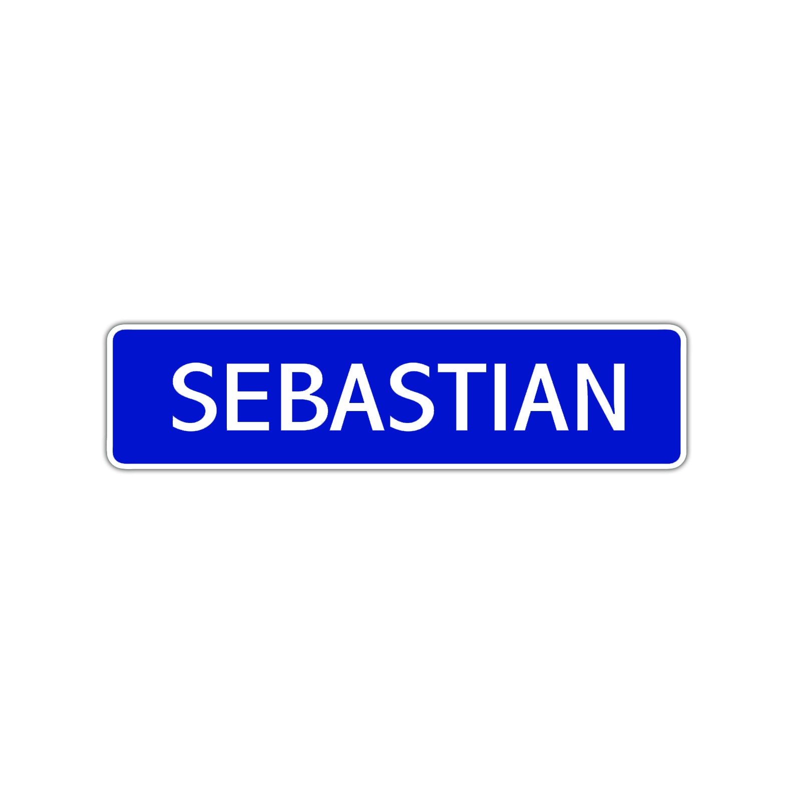 Sebastian Street Sign Children Name Room Plate