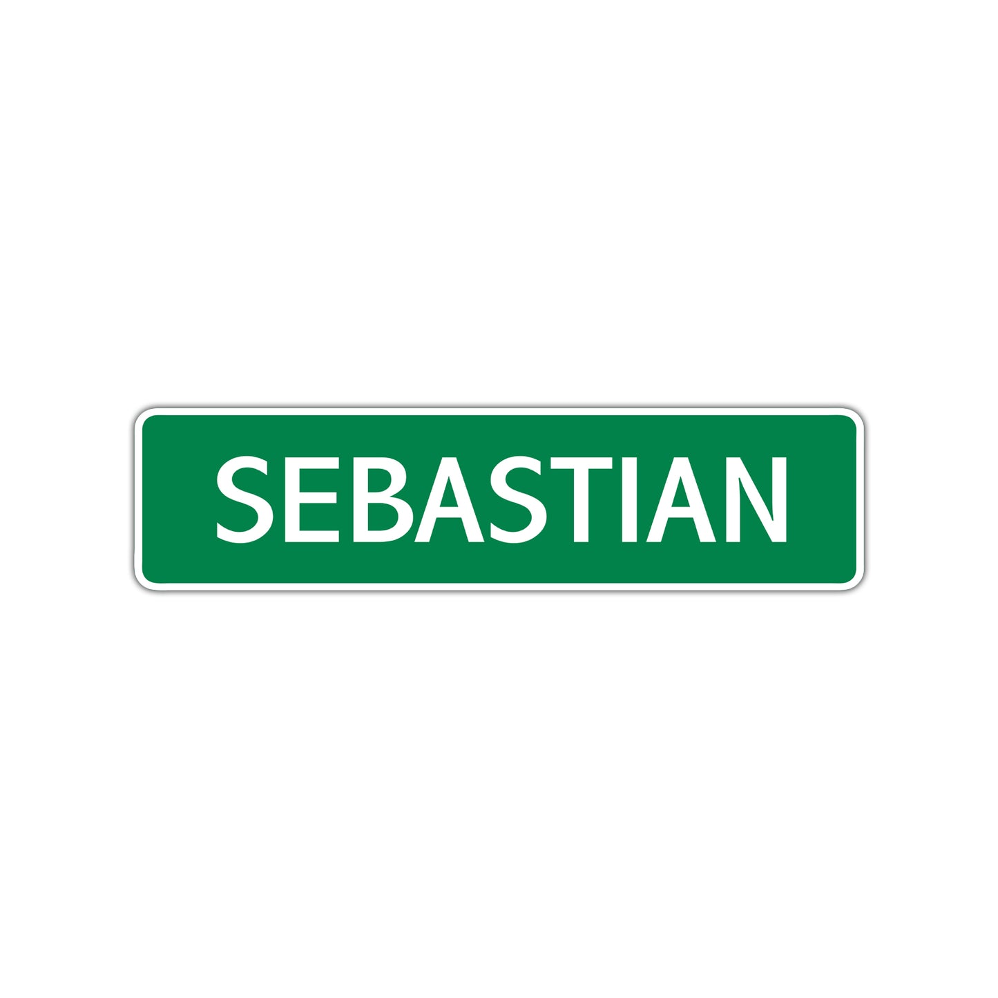 Sebastian Street Sign Children Name Room Plate