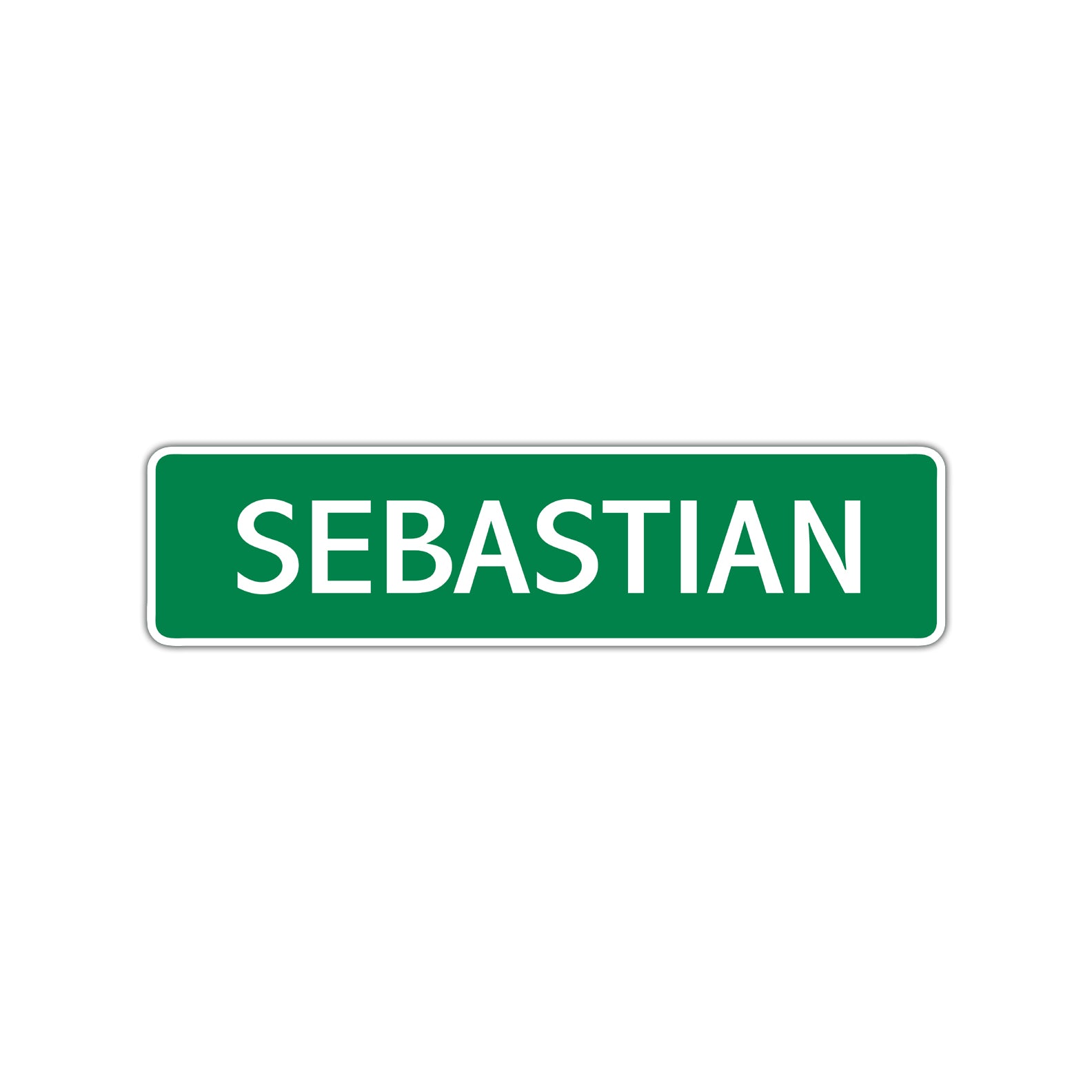 Sebastian Street Sign Children Name Room Plate