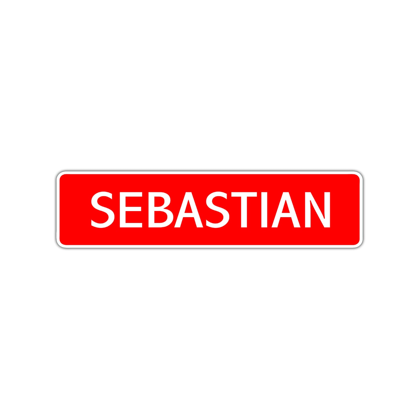 Sebastian Street Sign Children Name Room Plate
