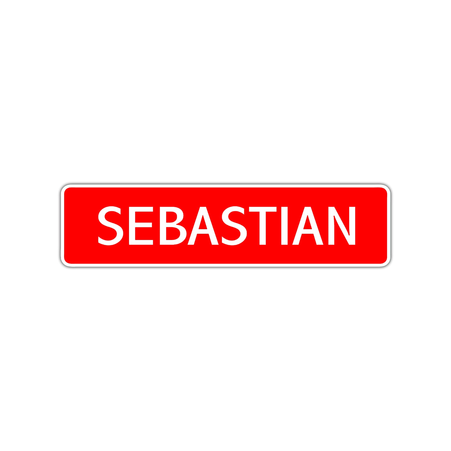 Sebastian Street Sign Children Name Room Plate