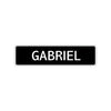 Gabriel Street Sign Children Name Room Plate