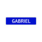 Gabriel Street Sign Children Name Room Plate