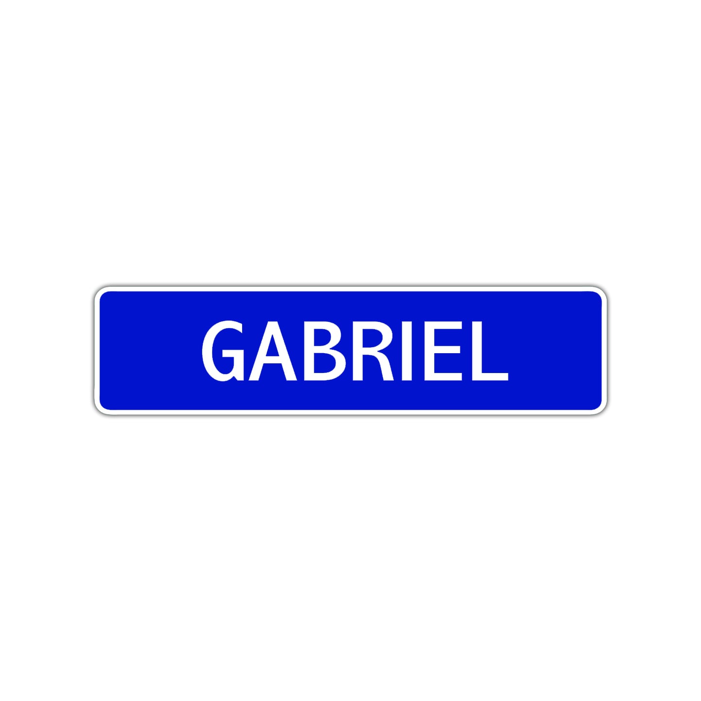 Gabriel Street Sign Children Name Room Plate