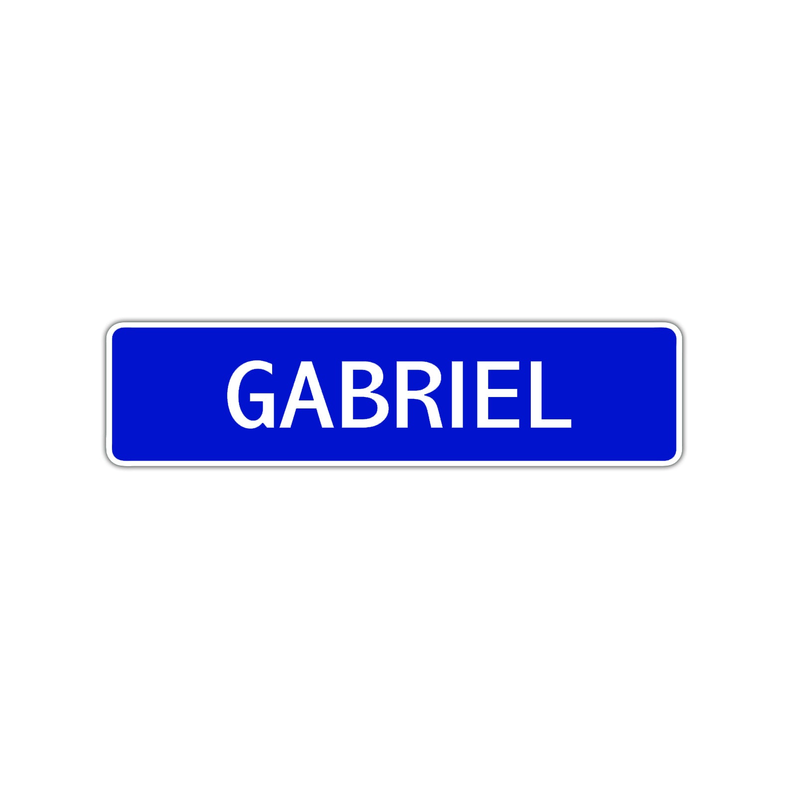 Gabriel Street Sign Children Name Room Plate