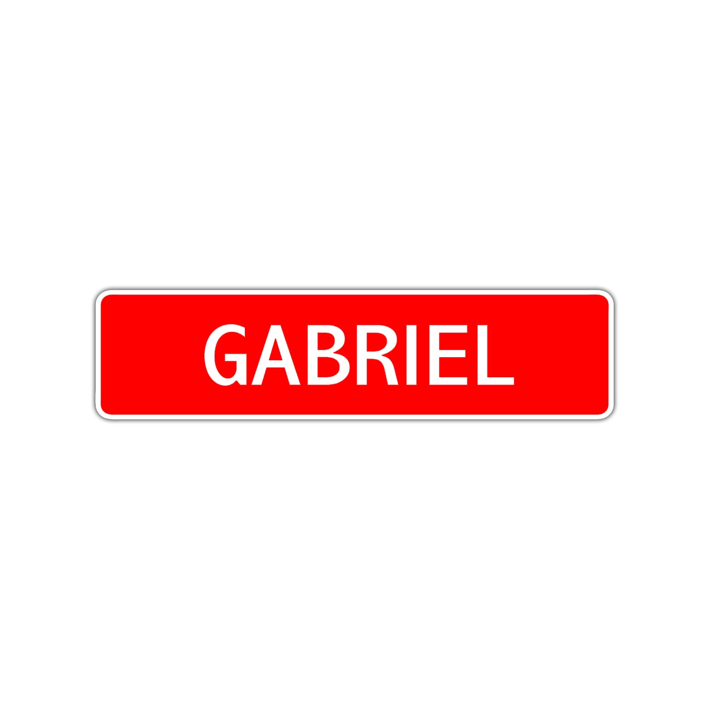 Gabriel Street Sign Children Name Room Plate