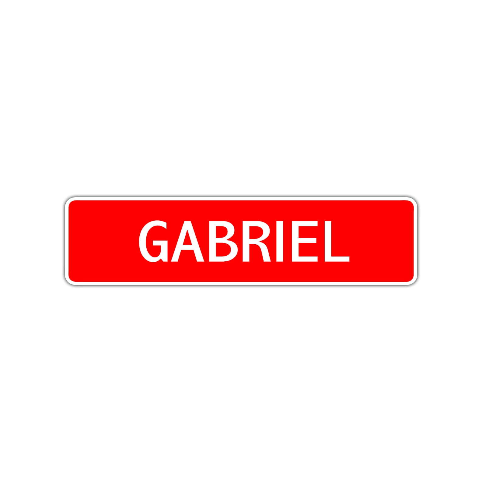 Gabriel Street Sign Children Name Room Plate