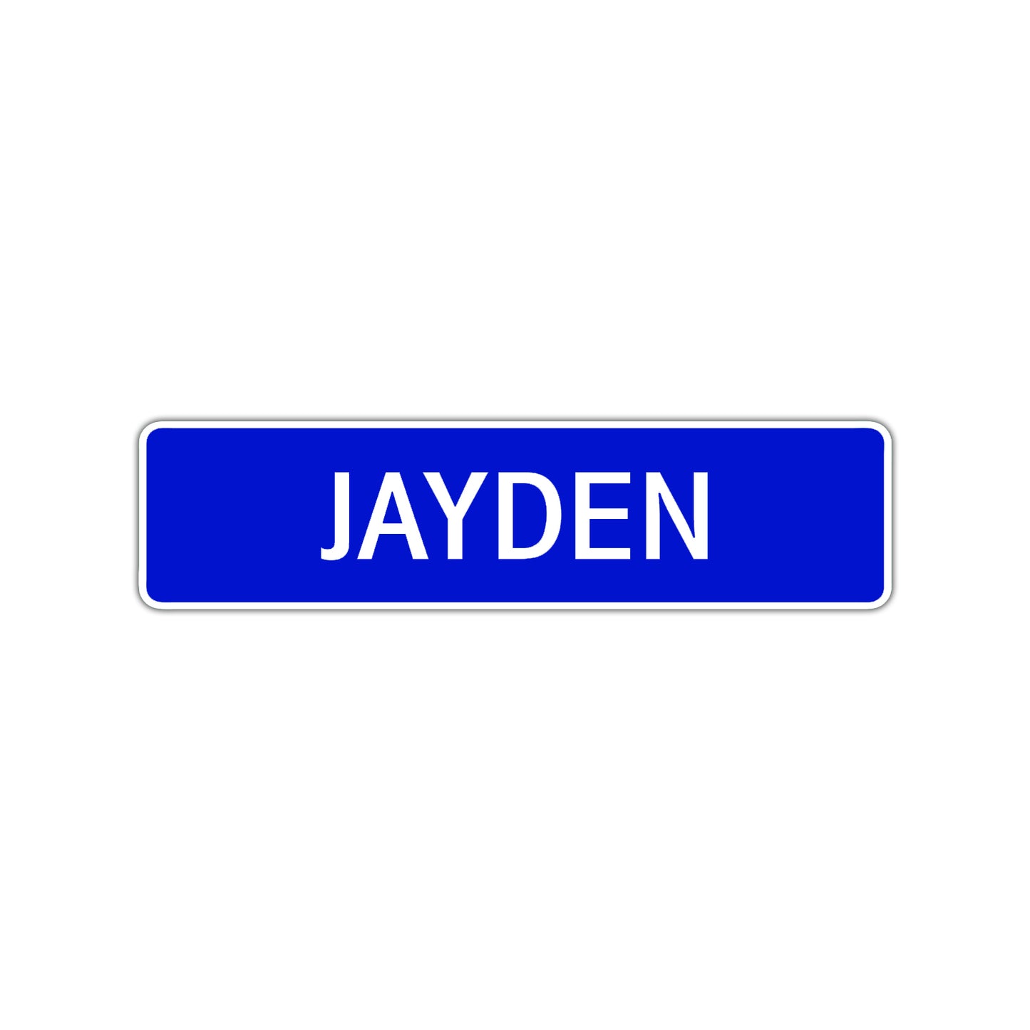 Jayden Street Sign Children Name Room Plate