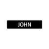 John Street Sign Children Name Room Plate