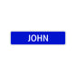 John Street Sign Children Name Room Plate