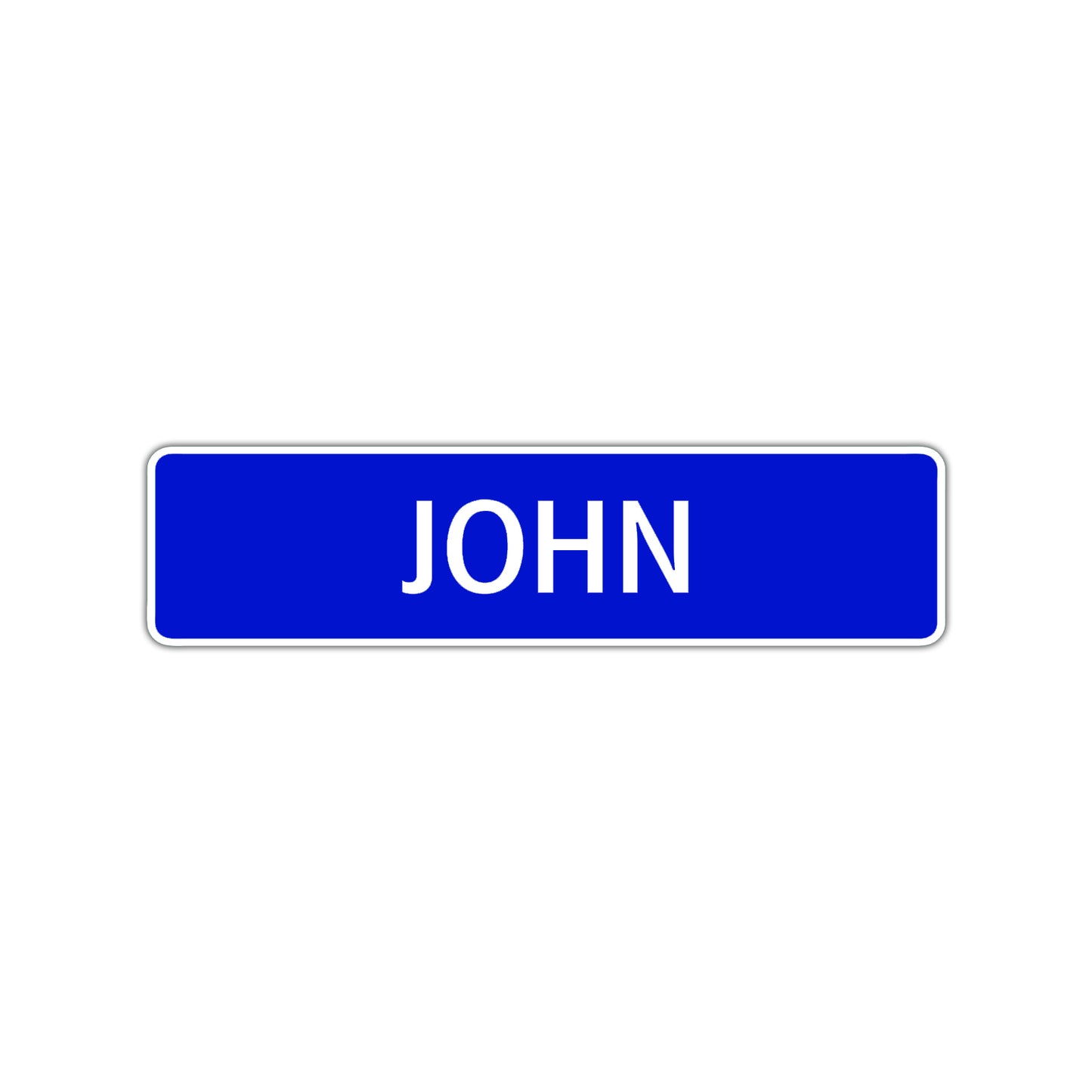 John Street Sign Children Name Room Plate