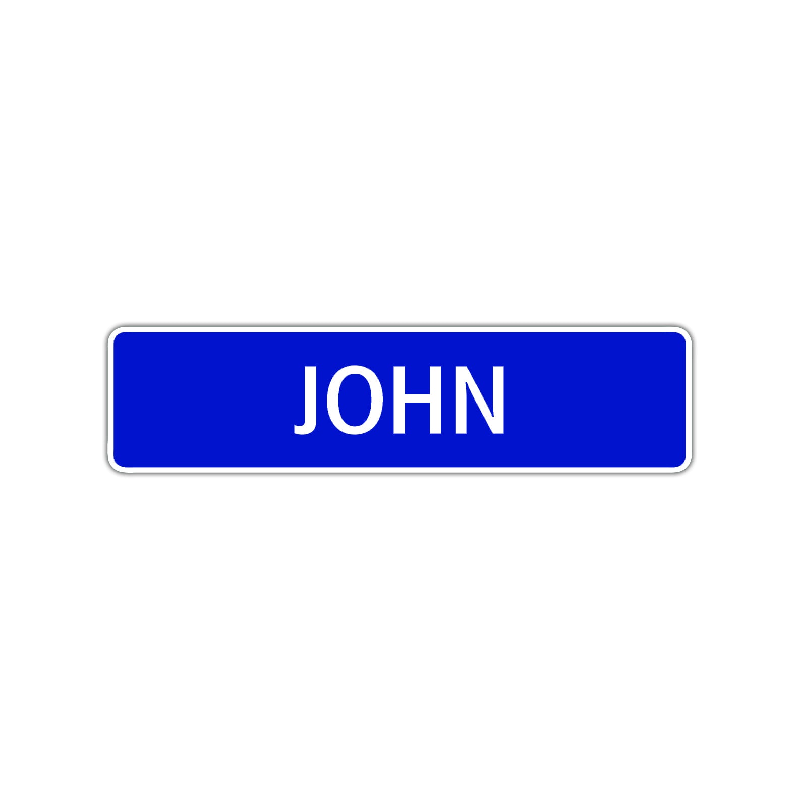 John Street Sign Children Name Room Plate