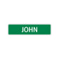 John Street Sign Children Name Room Plate