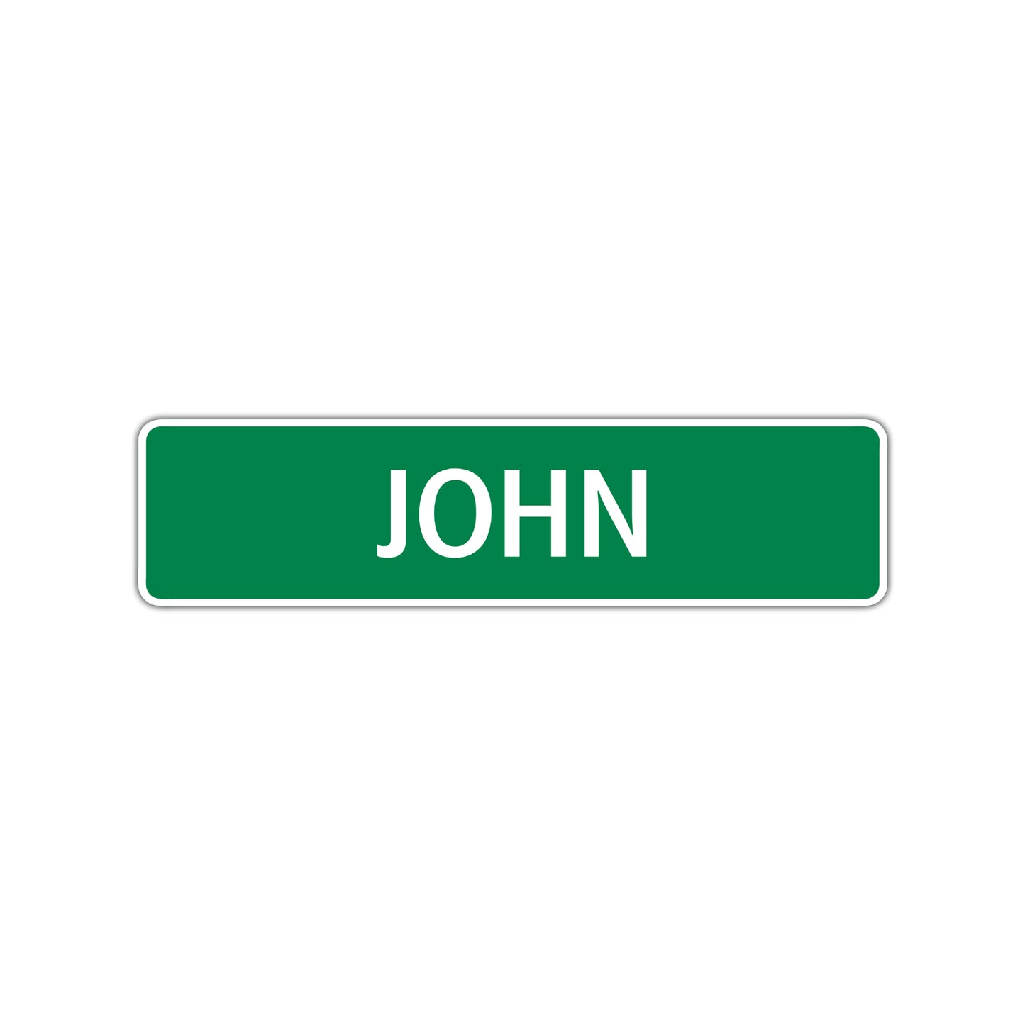John Street Sign Children Name Room Plate