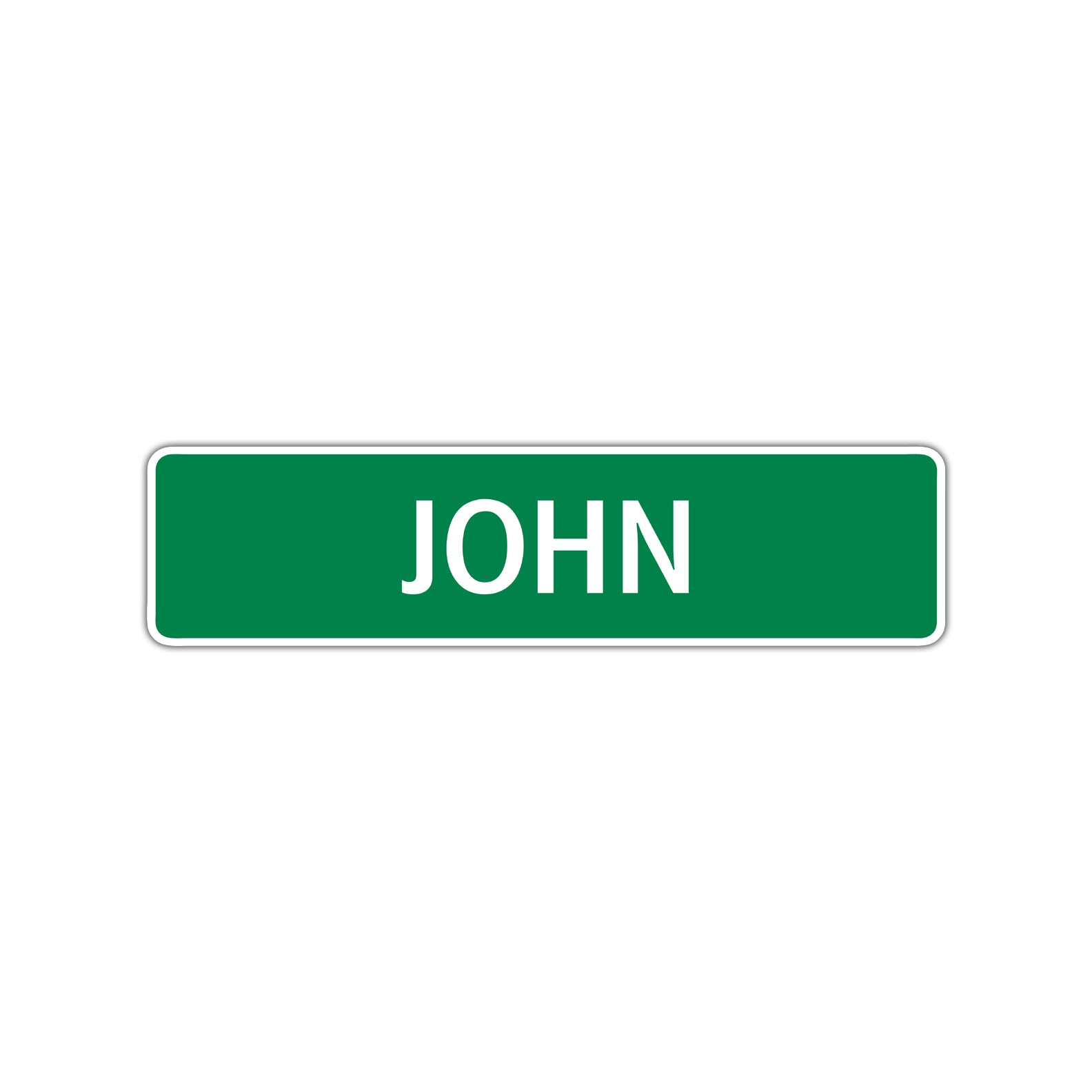 John Street Sign Children Name Room Plate