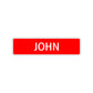 John Street Sign Children Name Room Plate