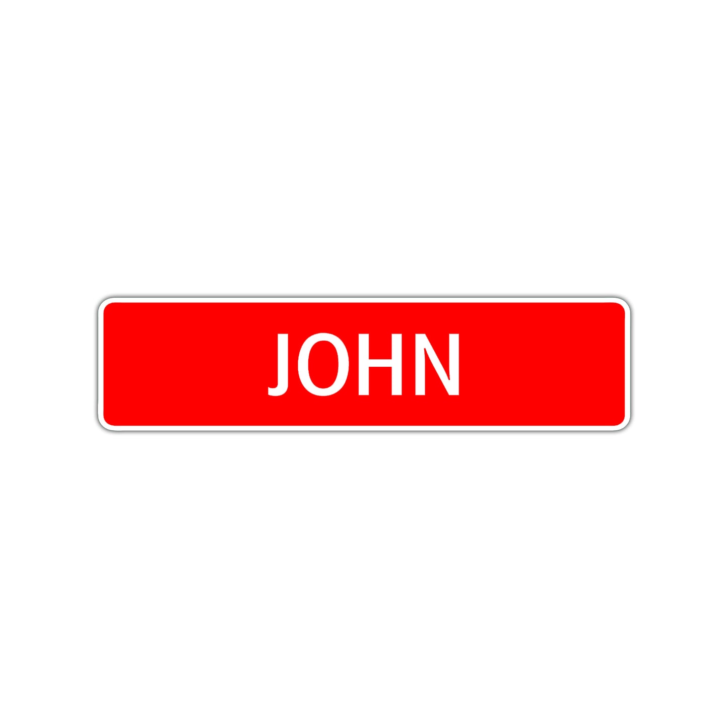 John Street Sign Children Name Room Plate