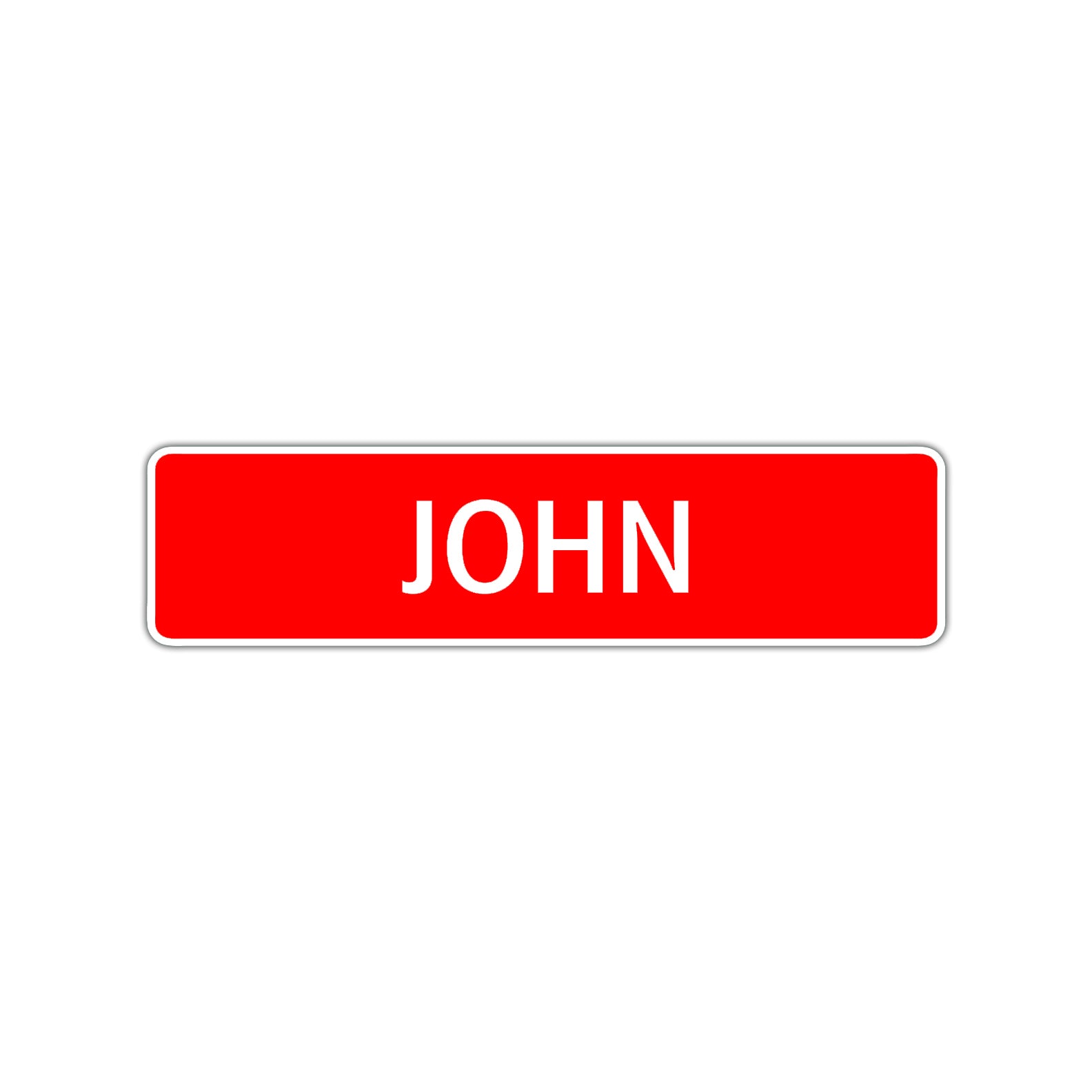 John Street Sign Children Name Room Plate