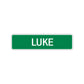 Luke Street Sign Children Name Room Plate