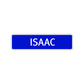 Isaac Street Sign Children Name Room Plate
