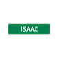 Isaac Street Sign Children Name Room Plate