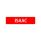 Isaac Street Sign Children Name Room Plate