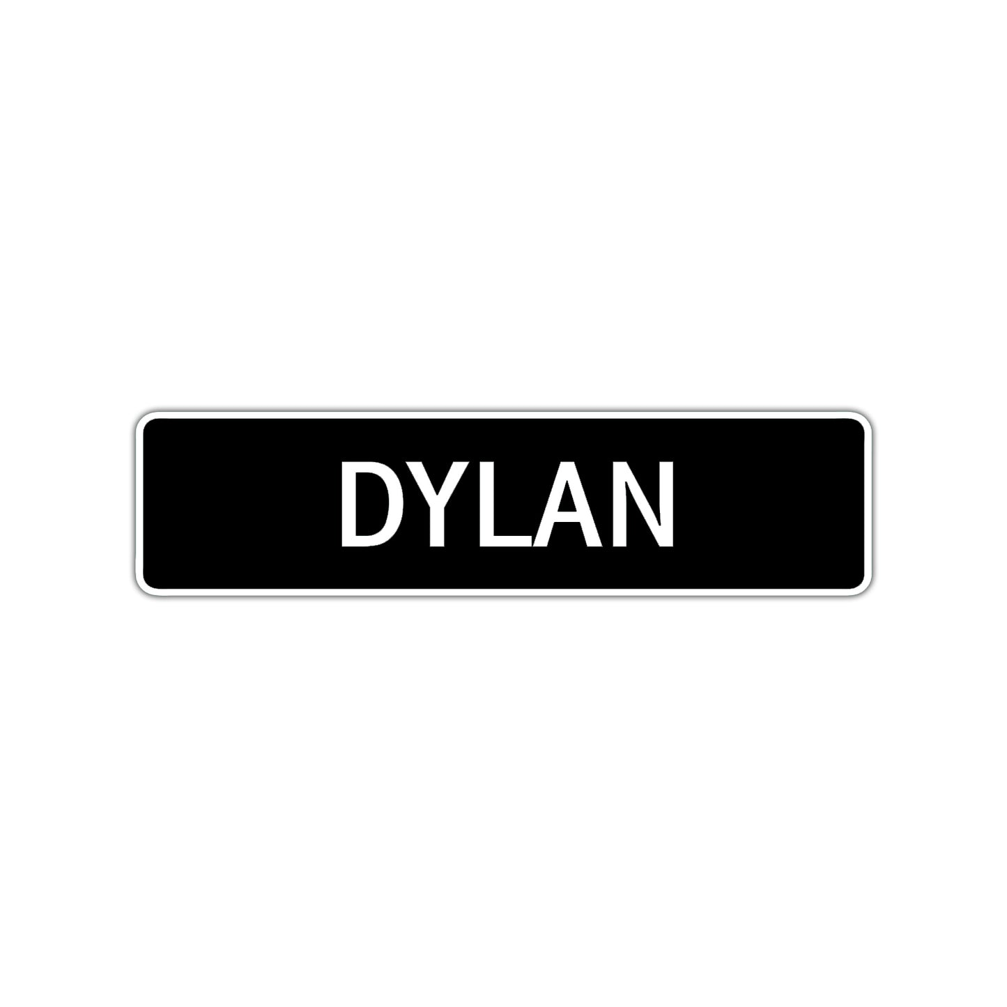 Dylan Street Sign Children Name Room Plate
