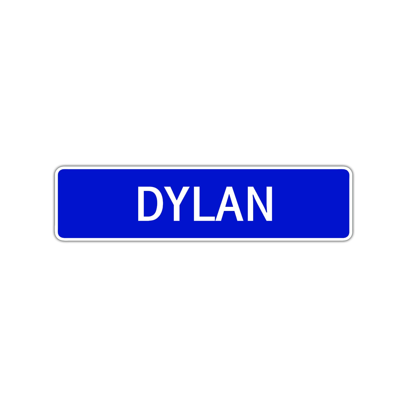 Dylan Street Sign Children Name Room Plate