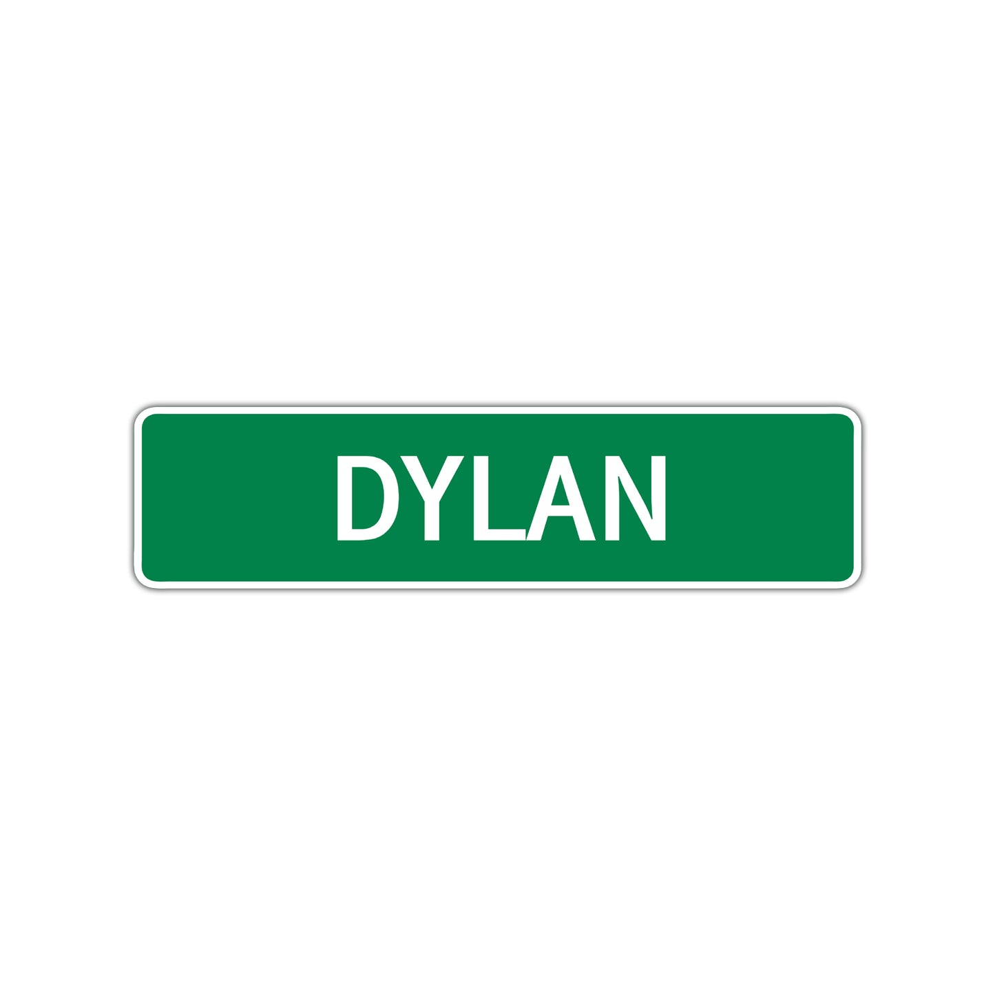 Dylan Street Sign Children Name Room Plate