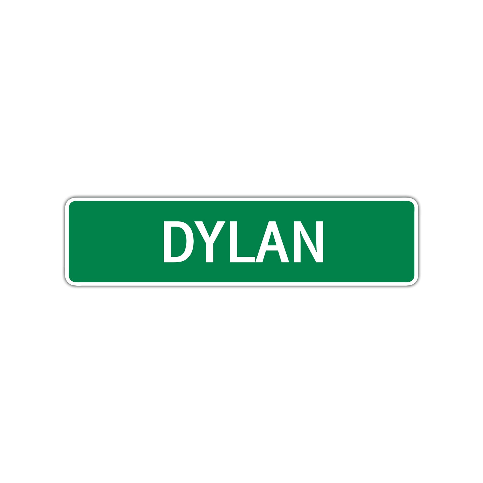 Dylan Street Sign Children Name Room Plate