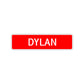 Dylan Street Sign Children Name Room Plate