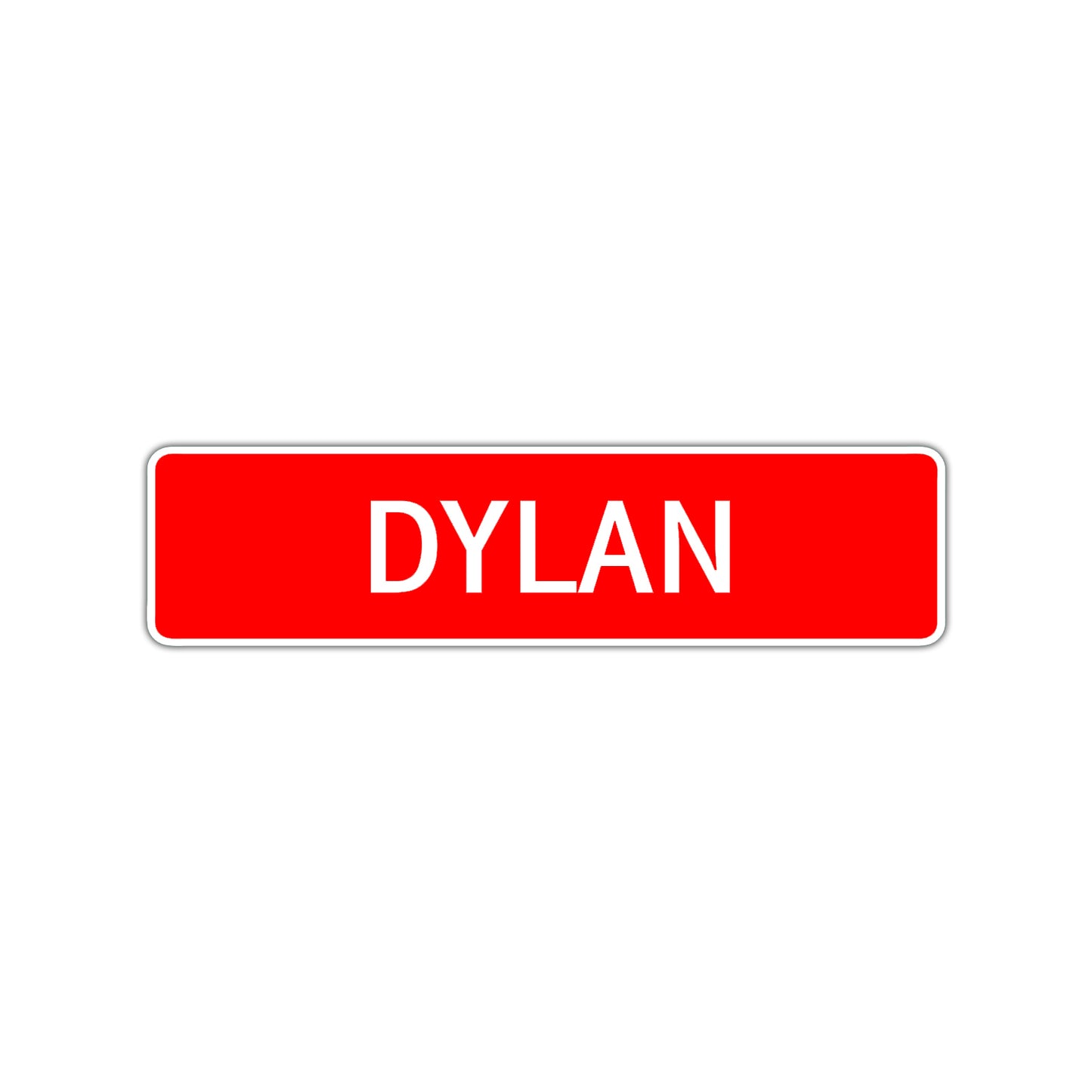 Dylan Street Sign Children Name Room Plate
