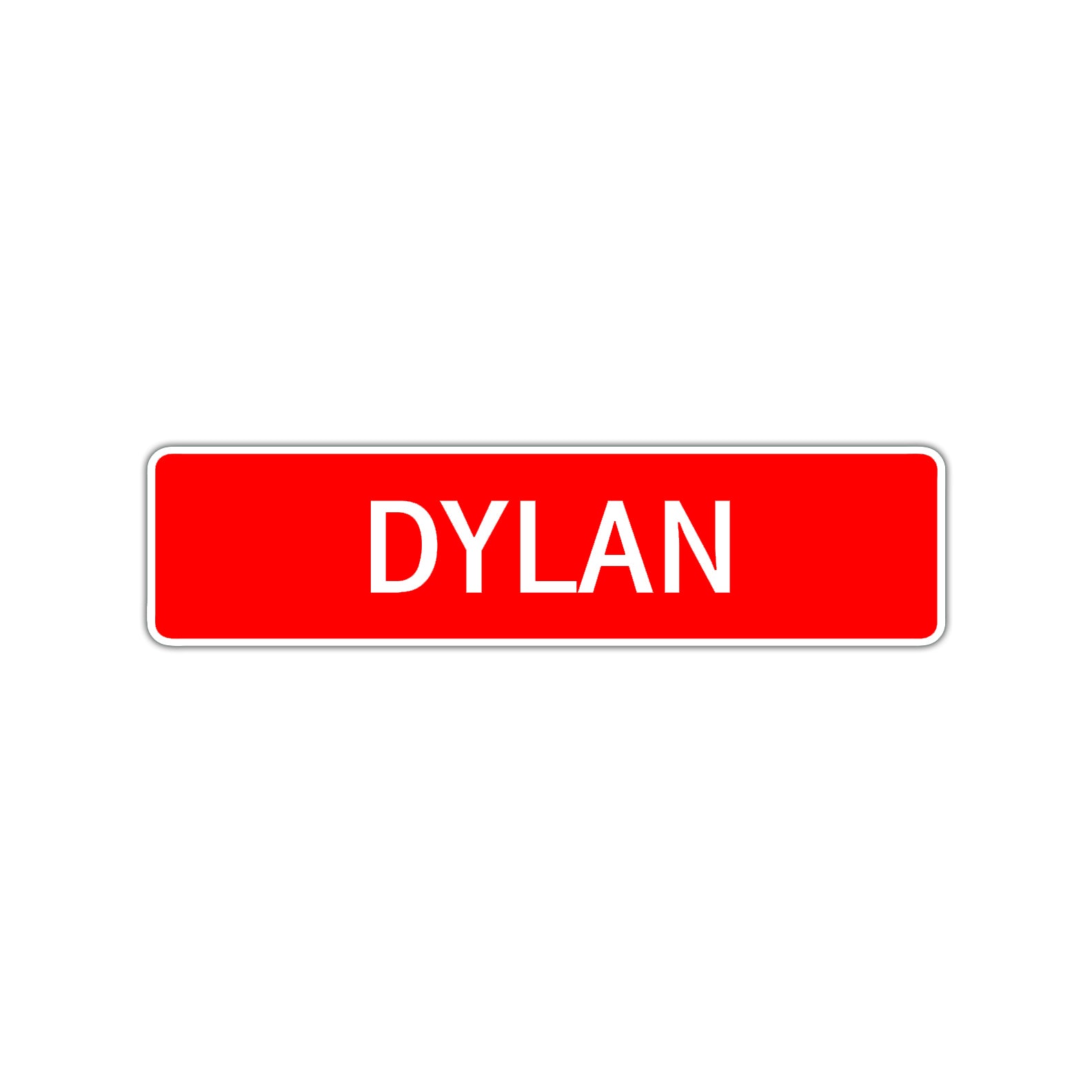 Dylan Street Sign Children Name Room Plate