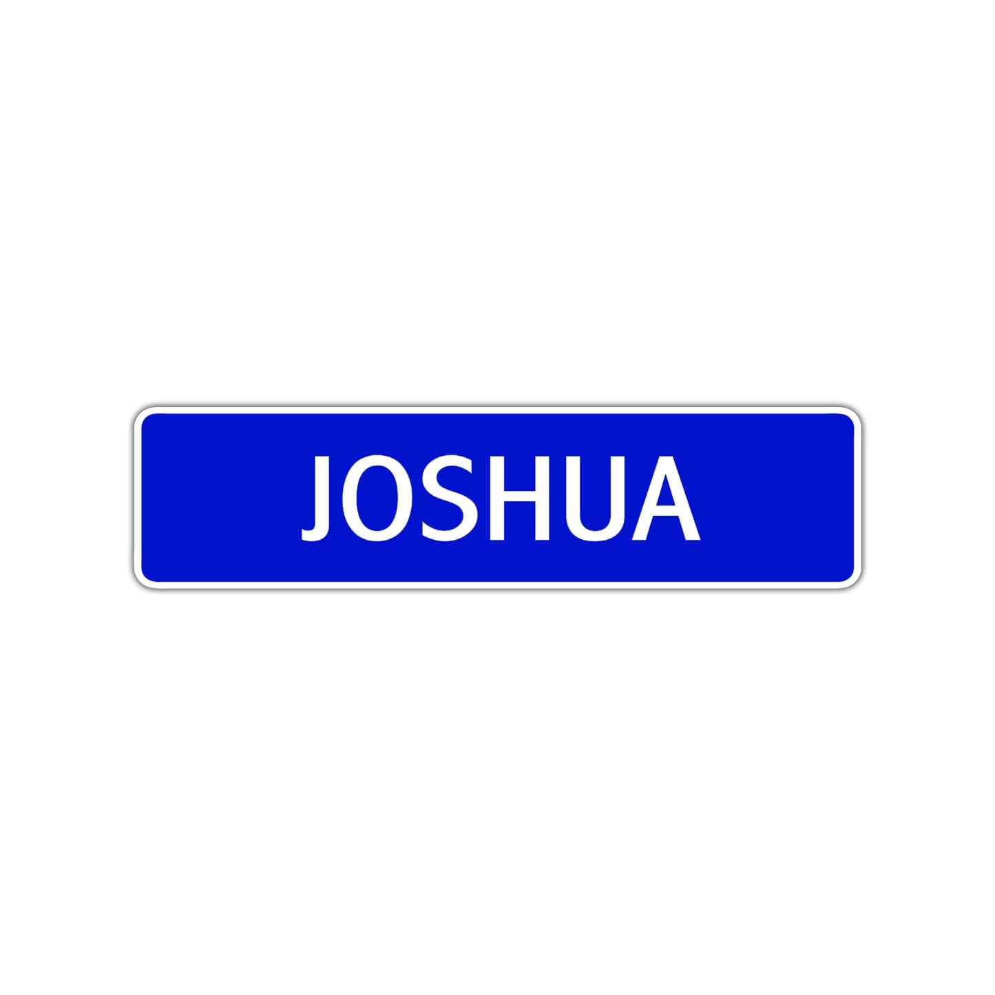 Joshua Street Sign Children Name Room Plate