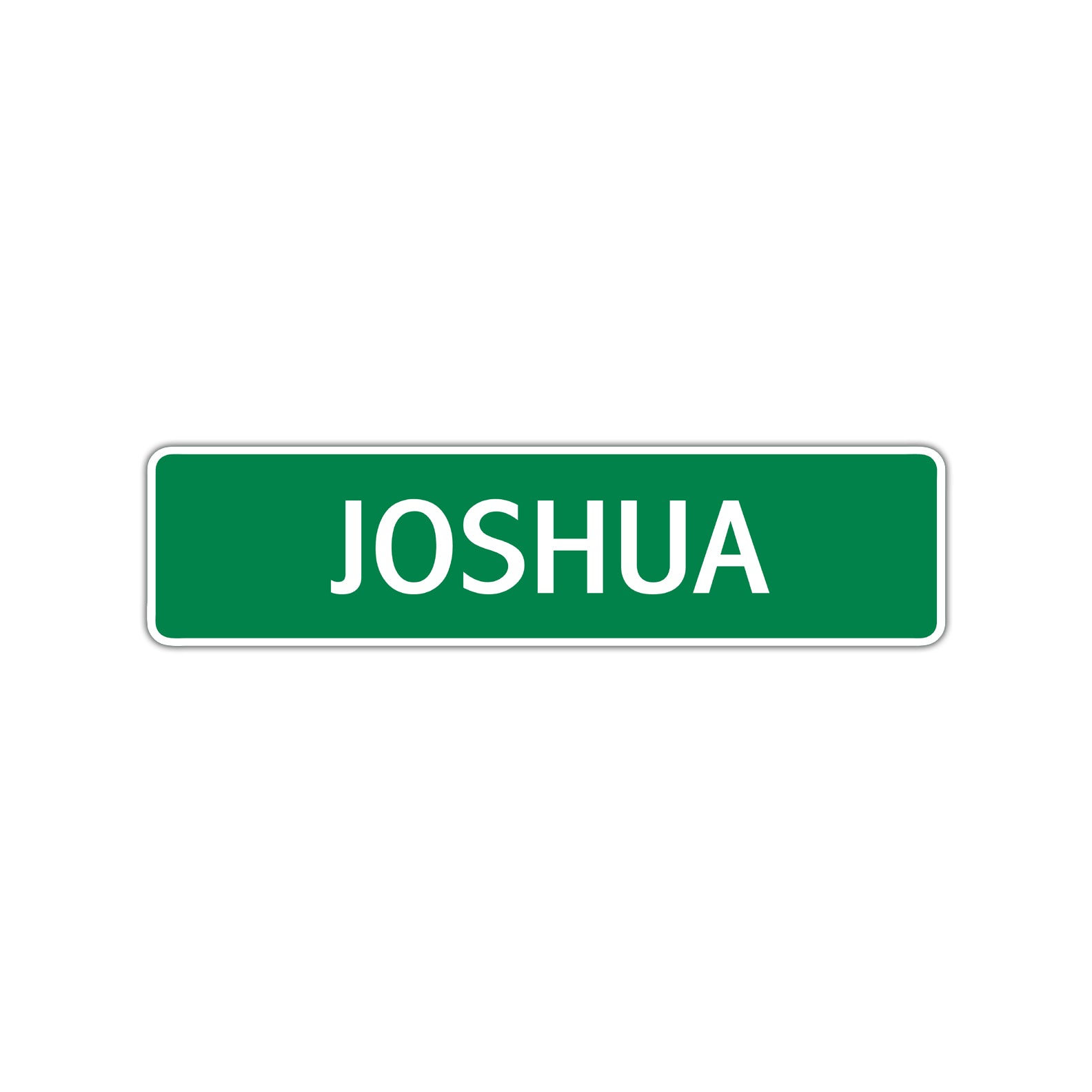 Joshua Street Sign Children Name Room Plate