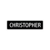 Christopher Street Sign Children Name Room Plate