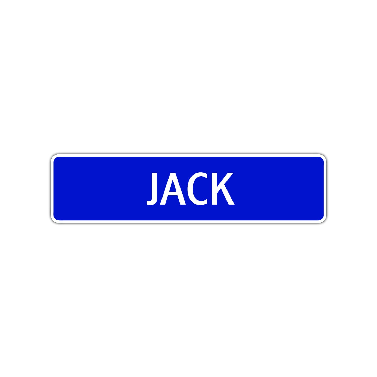 Jack Street Sign Children Name Room Plate