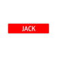 Jack Street Sign Children Name Room Plate